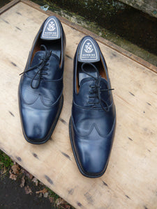 JOSEPH CHEANEY OXFORD – NAVY BLUE - UK 10 – EXCELLENT CONDITION