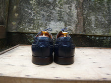 Load image into Gallery viewer, JOSEPH CHEANEY BROGUES – NAVY BLUE – UK 9 – GROSVENOR – VERY GOOD  CONDITION
