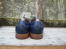 Load image into Gallery viewer, JOSEPH CHEANEY BROGUES – NAVY BLUE – UK 8 – HADDON – EXCELLENT CONDITION
