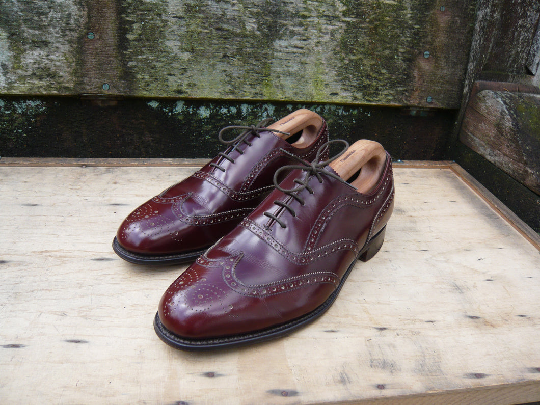 JOSEPH CHEANEY BROGUES - BROWN - UK 9.5 – CARLTON – EXCELLENT CONDITION