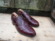 Load image into Gallery viewer, JOSEPH CHEANEY BROGUES - BROWN - UK 9.5 – CARLTON – EXCELLENT CONDITION
