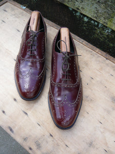 JOSEPH CHEANEY BROGUES - BROWN - UK 9.5 – CARLTON – EXCELLENT CONDITION