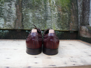 JOSEPH CHEANEY BROGUES - BROWN - UK 9.5 – CARLTON – EXCELLENT CONDITION