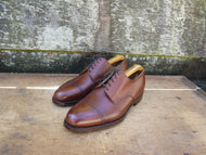 CROCKETT & JONES BROGUES – BROWN / TAN - UK 8 (WIDE) – DRAYCOTT – UNWORN CONDITION