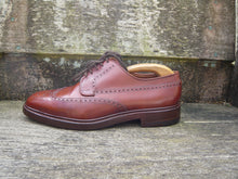 Load image into Gallery viewer, CROCKETT &amp; JONES BROGUES – BROWN / TAN - UK 8.5 (WIDE) – GREENWICH - EXCELLENT CONDITION
