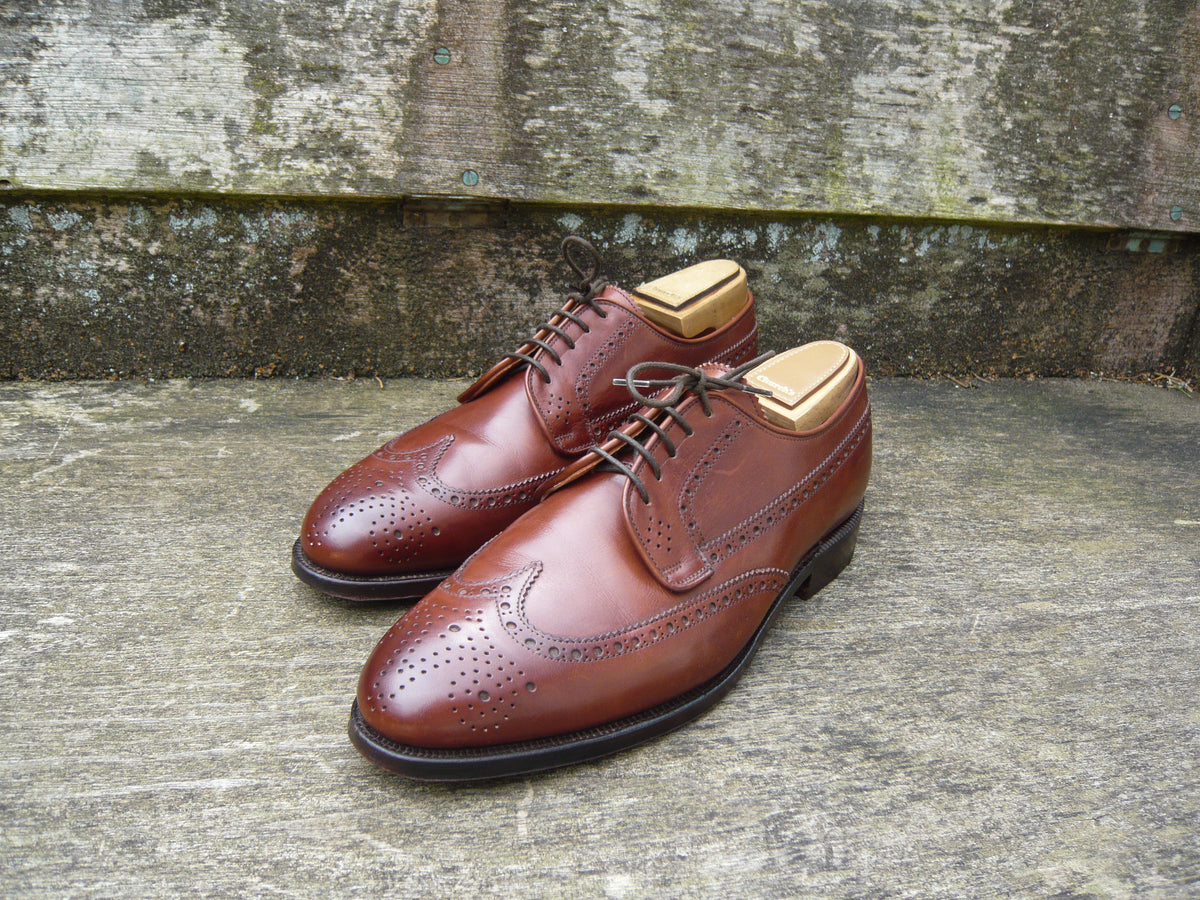 Chaussures Richelieu Crockett & Jones Hand Grade Rosemoore - Taille UK 8 E (EU 42) - Cuir Noir - Occasion