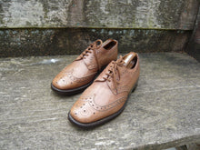 Load image into Gallery viewer, JOSEPH CHEANEY VINTAGE BROGUES – BROWN / TAN - UK 8.5 – EXCELLENT CONDITION
