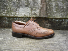 Load image into Gallery viewer, JOSEPH CHEANEY VINTAGE BROGUES – BROWN / TAN - UK 8.5 – EXCELLENT CONDITION
