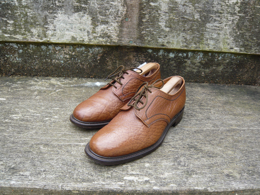 JOSEPH CHEANEY VINTAGE DERBY – BROWN / TAN - UK 8.5 – LATIMER – EXCELLENT CONDITION