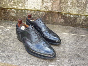 CHURCH’S VINTAGE BROGUES – BLACK – UK 9.5 - HICKSTEAD – EXCELLENT CONDITION