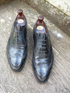 CHURCH’S VINTAGE BROGUES – BLACK – UK 9.5 - HICKSTEAD – EXCELLENT CONDITION