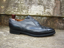 Load image into Gallery viewer, CHURCH’S VINTAGE BROGUES – BLACK – UK 9.5 - HICKSTEAD – EXCELLENT CONDITION
