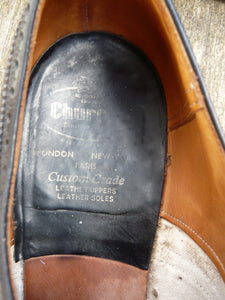 CHURCH’S VINTAGE BROGUES – BLACK – UK 9.5 - HICKSTEAD – EXCELLENT CONDITION