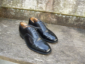 CHURCH’S VINTAGE BROGUES - BLACK – UK 7 – LEGATE – EXCELLENT CONDITION