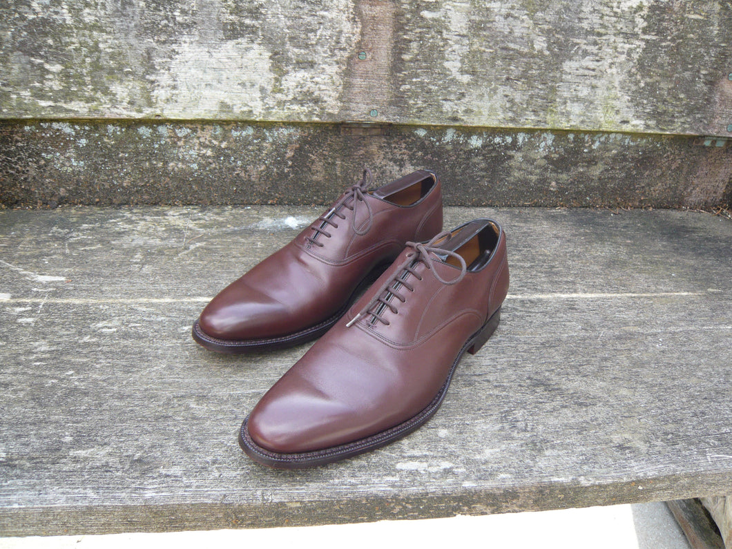 CHURCH’S OXFORD SHOES – BROWN - UK 10 – GLOUCESTER – EXCELLENT CONDITION