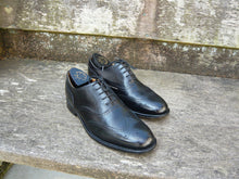 Load image into Gallery viewer, JOSEPH CHEANEY BROGUES – BLACK  - UK 7.5 – LONDON – EXCELLENT CONDITION
