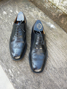 JOSEPH CHEANEY BROGUES – BLACK  - UK 7.5 – LONDON – EXCELLENT CONDITION