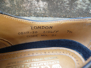 JOSEPH CHEANEY BROGUES – BLACK  - UK 7.5 – LONDON – EXCELLENT CONDITION