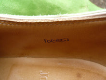 Load image into Gallery viewer, JOHN LOBB DERBY – SPRING GREEN SUEDE – UK 6.5 – SUPERB CONDITION
