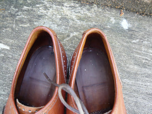 CROCKETT & JONES VINTAGE BROGUES – BROWN / TAN – UK 8  – EVEREST - EXCELLENT CONDITION