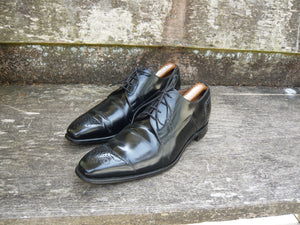 JOSEPH CHEANEY BROGUES – BLACK – UK 9.5 – EWAN – EXCELLENT CONDITION