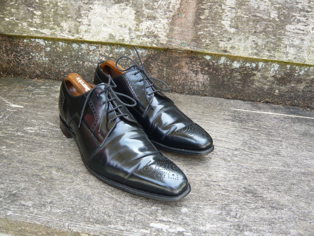 JOSEPH CHEANEY BROGUES – BLACK – UK 9.5 – EWAN – EXCELLENT CONDITION