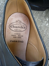 Load image into Gallery viewer, CHURCH’S BROGUES – BLACK - UK 10.5 – GUNTHORPE – UNWORN CONDITION
