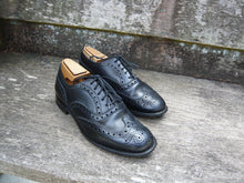 Load image into Gallery viewer, CHURCH’S BROGUES – UNLINED BLACK CALF LEATHER - UK 7 – BURWOOD H – EXCELLENT CONDITION
