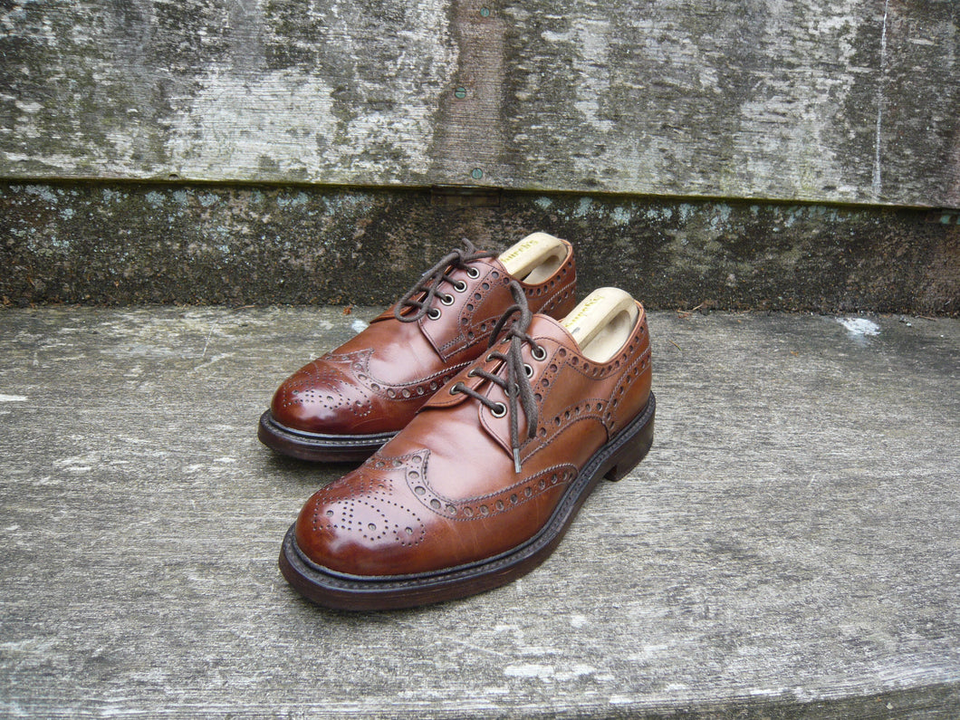 JOSEPH CHEANEY BROGUES – BROWN / TAN –  UK 8 – AVON – EXCELLENT CONDITION