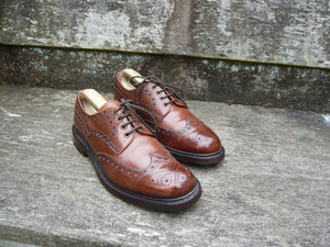 JOSEPH CHEANEY BROGUES – BROWN / TAN –  UK 8 – AVON – EXCELLENT CONDITION