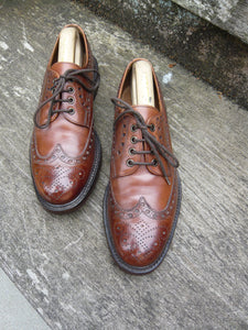 JOSEPH CHEANEY BROGUES – BROWN / TAN –  UK 8 – AVON – EXCELLENT CONDITION