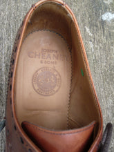 Load image into Gallery viewer, JOSEPH CHEANEY BROGUES – BROWN / TAN –  UK 8 – AVON – EXCELLENT CONDITION
