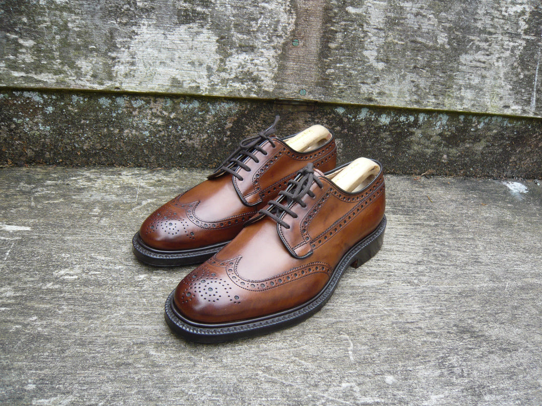 CHURCH’S BROGUES – BROWN / TAN – BROOKLAND – UK 7.5 – UNWORN CONDITION