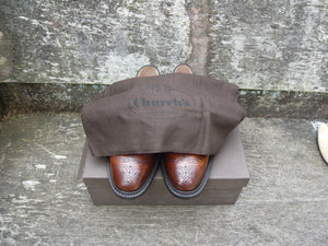 CHURCH’S BROGUES – BROWN / TAN – BROOKLAND – UK 7.5 – UNWORN CONDITION