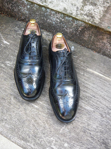 JOSEPH CHEANEY BROGUES – BLACK - UK 8 – ARTHUR – EXCELLENT CONDITION