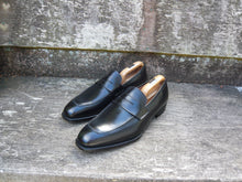 Load image into Gallery viewer, CROCKETT &amp; JONES HAND GRADE LOAFERS – BLACK – UK 11 – BALMORAL – UNWORN CONDITION
