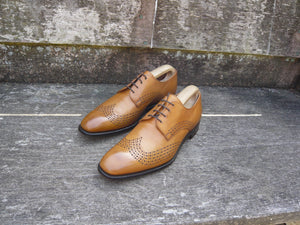 JOSEPH CHEANEY BROGUES – BROWN / TAN - UK 7 – SUPERB CONDITION