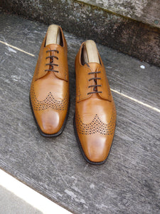 JOSEPH CHEANEY BROGUES – BROWN / TAN - UK 7 – SUPERB CONDITION