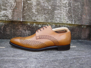 JOSEPH CHEANEY BROGUES – BROWN / TAN - UK 7 – SUPERB CONDITION