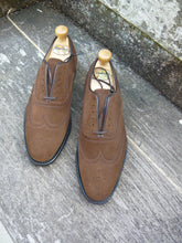 Load image into Gallery viewer, CHURCH’S BROGUES – BROWN SUEDE - UK 7 – GUNTHORPE – UNWORN CONDITION
