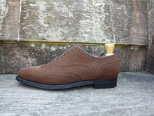 Load image into Gallery viewer, CHURCH’S BROGUES – BROWN SUEDE - UK 7 – GUNTHORPE – UNWORN CONDITION
