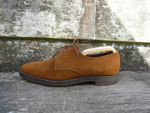 JOSEPH CHEANEY VINTAGE DERBY – BROWN / TAN SUEDE - UK 8 – FRENSHAM - EXCELLENT CONDITION