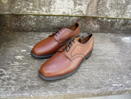 JOSEPH CHEANEY VINTAGE DERBY – BROWN / TAN CAMEL LEATHER - UK 12 – UNWORN CONDITION