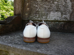 JOSEPH CHEANEY BROGUES - WHITE - UK 8.5 – UNWORN CONDITION