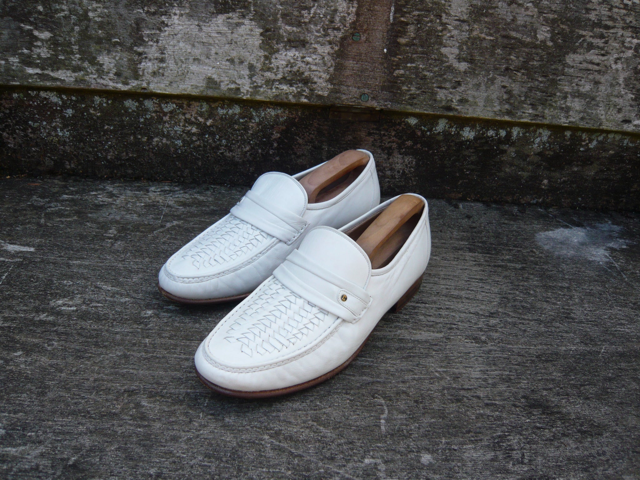 Mens white 2024 loafers uk