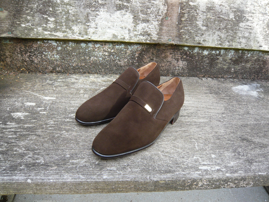 CHURCH’S VINTAGE LAZYMAN LOAFERS – BROWN SUEDE – UK 7 – UNWORN CONDITION