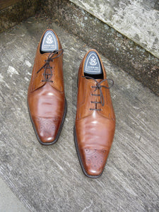 JOSEPH CHEANEY BROGUES – BROWN / TAN – UK 8.5 – EWAN – EXCELLENT CONDITION