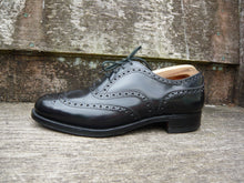 Load image into Gallery viewer, CHURCH’S VINTAGE BROGUES – BLACK - UK 8 – BURWOOD – EXCELLENT CONDITION
