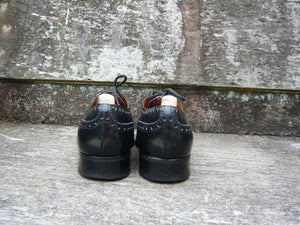 CHURCH’S VINTAGE BROGUES – BLACK - UK 8 – BURWOOD – EXCELLENT CONDITION