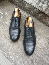 Load image into Gallery viewer, CHURCH’S BROGUES – BLACK – UK 10 – DUXFORD – EXCELLENT CONDITION
